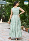 Padmakshi By Chansi Trendz Chinon Printed Gown Wholesale Suppliers In Mumbai